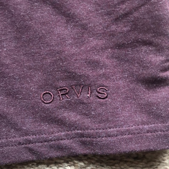 Longsleeve black and purple Orvis comfy tee NWOT - Picture 3 of 3